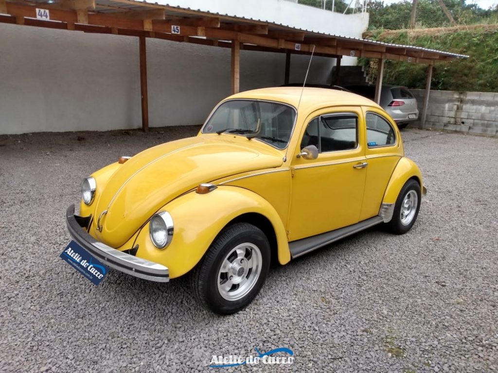 Ateliê do Carro VW FUSCA 1600 1976 AMARELO IMPERIAL