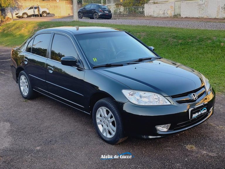 Ateliê do Carro Honda Civic LXL 2005, 107.000 km, completo e em rara